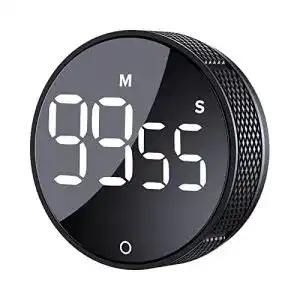 Kurzzeitwecker Avinia Küchentimer mit großer LED-Anzeige und Magnet