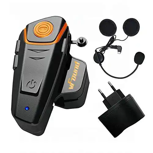 Motorrad Headset Qaurora BT-S2 Bluetooth mit 1000m Reichweite
