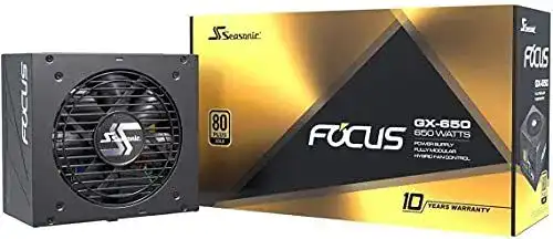 Seasonic Focus GX 650W Netzteil mit 80 Plus Gold Zertifizierung