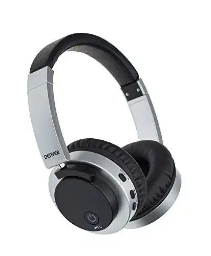 Denver BTN-206 Bluetooth On-Ear Kopfhörer in Schwarz