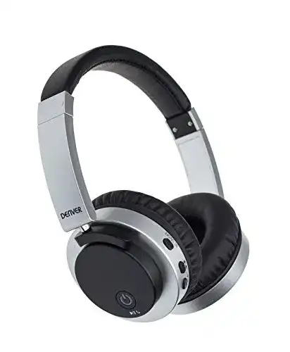 Denver BTN-206 Bluetooth On-Ear Kopfhörer in Schwarz