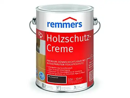 Holzschutzgel Remmers Holzschutz-Creme 3in1 Palisander, 2,5 Liter
