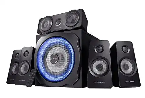 5.1-Soundsystem Trust Gaming GXT 658 Tytan mit Subwoofer und LED