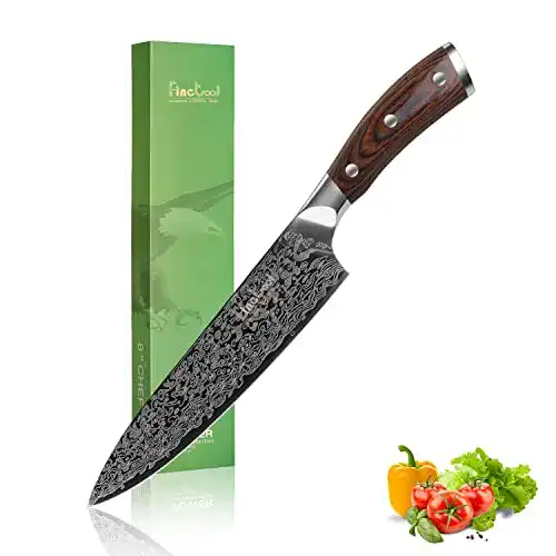 Gyuto Kochmesser 20cm aus Japan mit Pakkawood-Griff