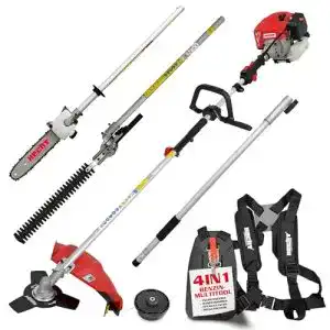 Multigartengerät Hecht 4 in 1 Benzin für Gartenpflege