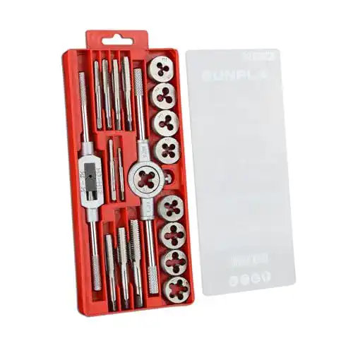 Gewindeschneider-Set Gunpla 20-teilig aus legiertem Stahl