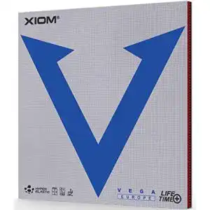 Tischtennis-Belag Xiom Vega Europe mit rotem Schwamm 2.0 mm