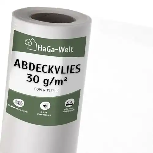 Frostschutzvlies Haga Abdeckvlies 30g/m² 1,6m x 20m für Pflanzen
