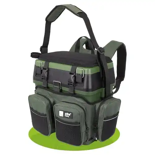 Angeltasche Zite Fishing Multi Angelkoffer Rucksack und Sitzkiepe