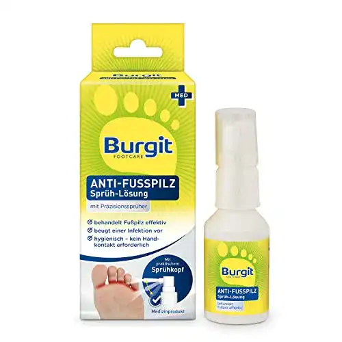 Burgit Fußpilz-Spray, Anti-Fußpilz Sprüh-Lösung (25ml)
