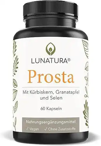 Lunatura Prosta Kapseln mit Kürbiskern zur Unterstützung der Prostata