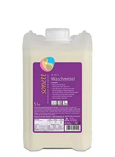 Sonett Flüssiges Vollwaschmittel Lavendel, 5 Liter