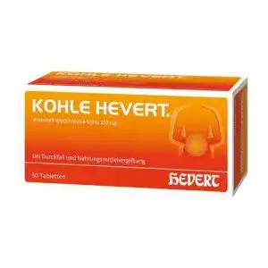 Durchfalltabletten Hevert Kohle für die Behandlung von Durchfall