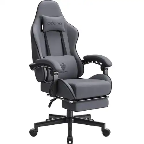 Gaming-Stuhl bis 200 Euro von Dowinx – Ergonomischer Bürostuhl mit Fußstütze
