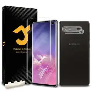 Panzerglas für Samsung Galaxy S10 Plus – 2 Displayschutz und 2 Kameraschutz