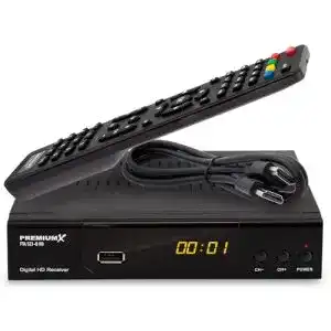 Satelliten-Receiver PremiumX HD 521 B FTA Digital SAT TV Receiver