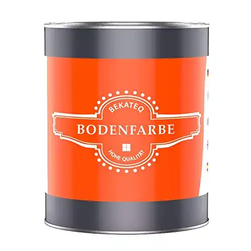 Betonfarbe Bekateq Anthrazitgrau 1l für Bodenbeschichtung