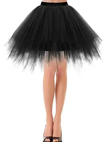 Tüllrock Bbonlinedress Tutu Petticoat Vintage für Damen