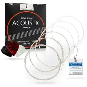 Gitarrensaiten für Konzertgitarre Toreromusic Nylon und Silber