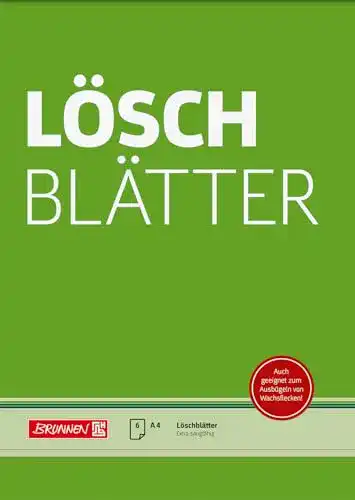 Löschpapier Brunnen Löschblattblock A4 mit 6 Blatt