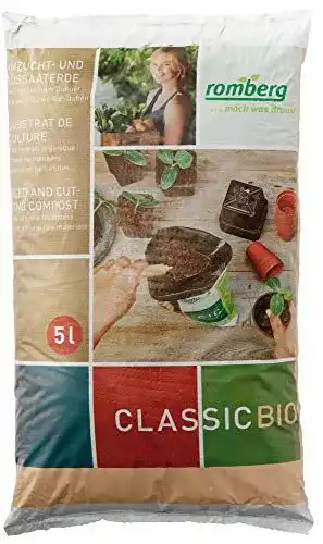 Anzuchterde von Romberg 5 Liter Bio Aussaaterde für Pflanzen