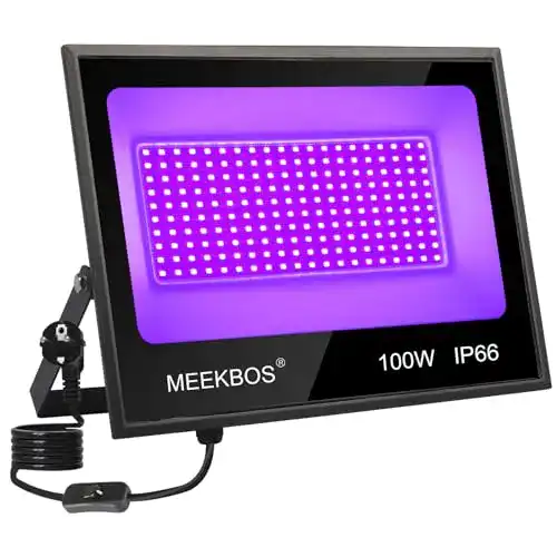 Schwarzlicht Strahler MEEKBOS 100W UV LED