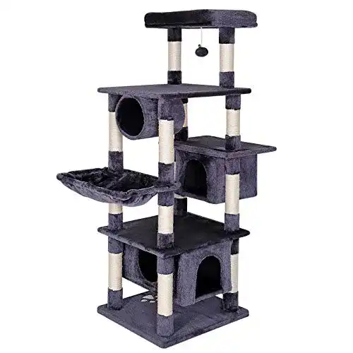 Kratzbaum lionto Kletterbaum für Katzen mit 155 cm Höhe