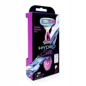 Wilkinson Sword Hydro Silk Damenrasierer mit Halterung und Klinge