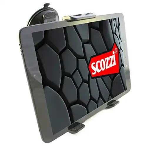 Tablet-Halterung für das Auto von Scozzi mit Saugnapf