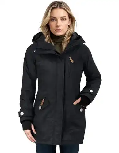 Berydale Damen Funktionsparka Winterjacke für kalte Tage