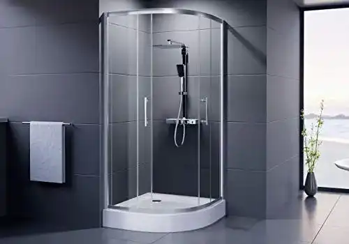 Runddusche Dusar Duschkabine Economy mit Duschtasse 90×90 cm