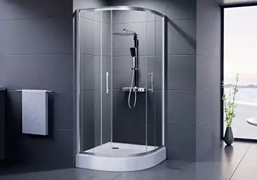 Runddusche Dusar Duschkabine Economy mit Duschtasse 90×90 cm