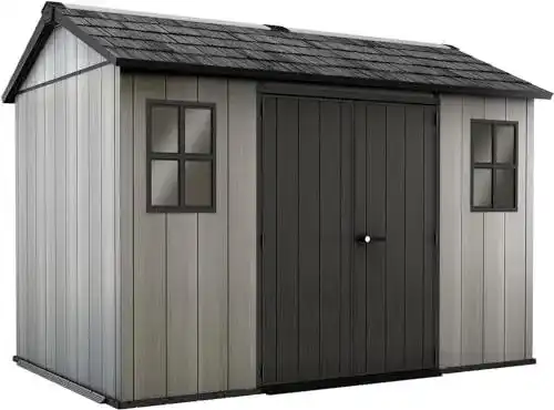 Gartenhaus aus Kunststoff Keter Oakland 1175 in Grau