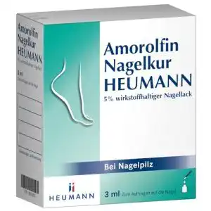 Amorolfin Nagellack Heumann 5% zur Behandlung von Nagelpilz
