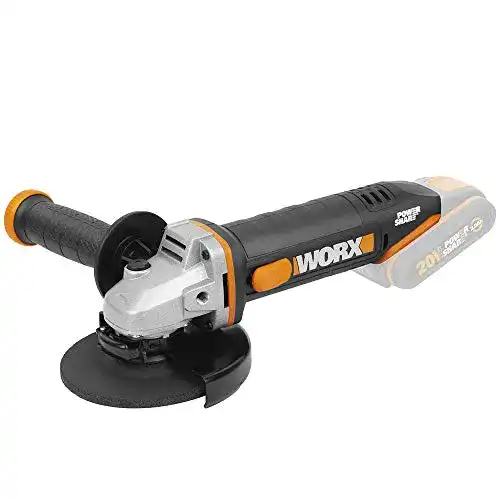 Worx WX803.9 Akku-Winkelschleifer 20V mit 125mm Scheibendurchmesser
