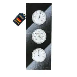 Analoge Wetterstation TFA Dostmann 20.3018 aus Schiefer
