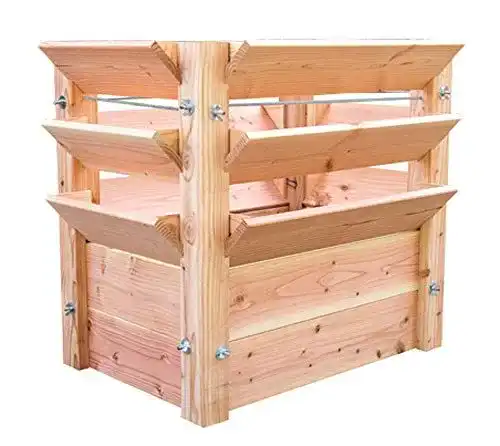 Hochbeet aus Lärchenholz für Gartenanbau