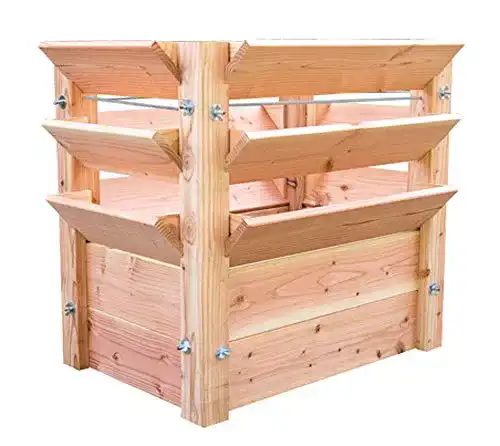 Hochbeet aus Lärchenholz für Gartenanbau