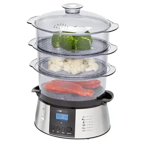 Dampfgarer Clatronic DG 3547 – Elektrischer Steam Cooker und Reiskocher
