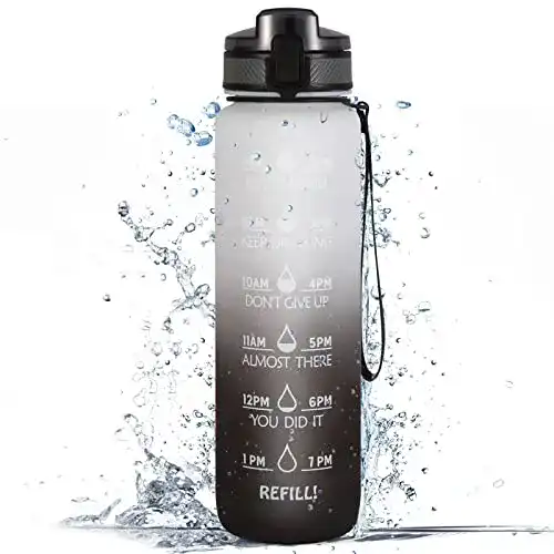 Tritan Trinkflasche von MAKACTUA – BPA-frei, 1000ml für Sport und Outdoor