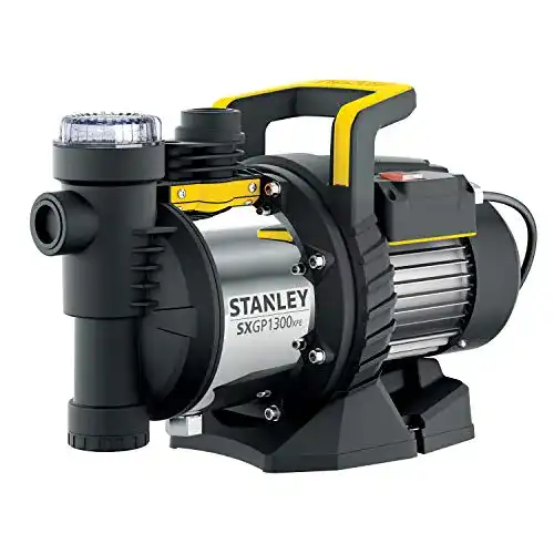 Kreiselpumpe Stanley SXGP1300XFE selbstansaugend für Klarwasser