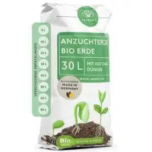 Anzuchterde Jasker’s Bio 30 l aus 100% nachwachsenden Rohstoffen