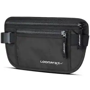 Wasserdichte Bauchtasche Loonara Travel Flache Bauchtasche mit RFID Blocker