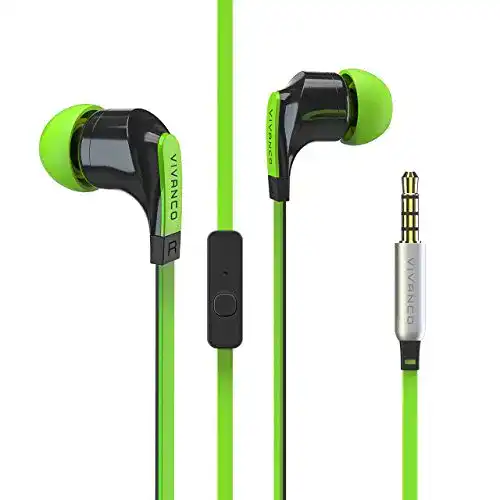 Vivanco Talk In-Ear Stereo Headset mit Mikrofon und 3,5 mm Klinkenstecker