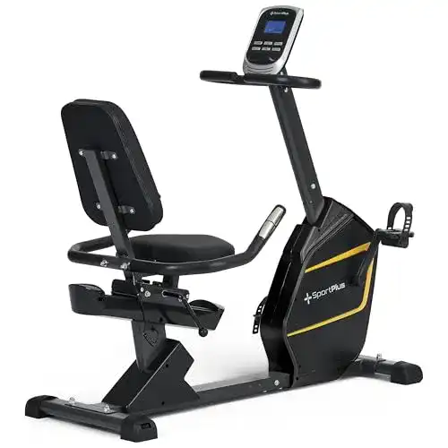 Ergometer SportPlus mit App und Magnetbremse für Zuhause