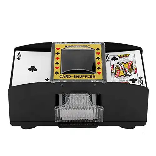 Elektrische Kartenmischmaschine Zonjie für 2 Decks