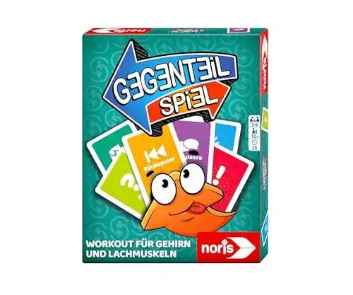 Noris Gegenteil Spiel 606264524 Kartenspiel für 3-6 Spieler ab 10 Jahren