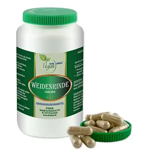 Weidenrindenextrakt Vita Ideal Vegan Weidenrinde 180 Kapseln
