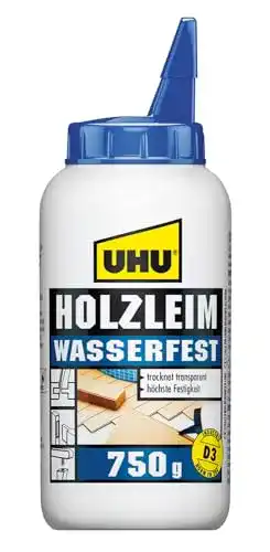 Holzleim UHU wasserfest 750g Flasche für anspruchsvolle Projekte