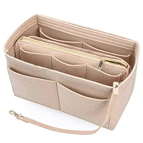 Handtaschen-Organizer NEPAK aus Filz mit Reißverschluss